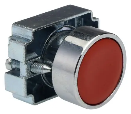 Produktfoto 1 von RS PRO RCAS Drucktastenkopf Ø 22 mm, Rot Tastend Rund Rund Metall, IP65