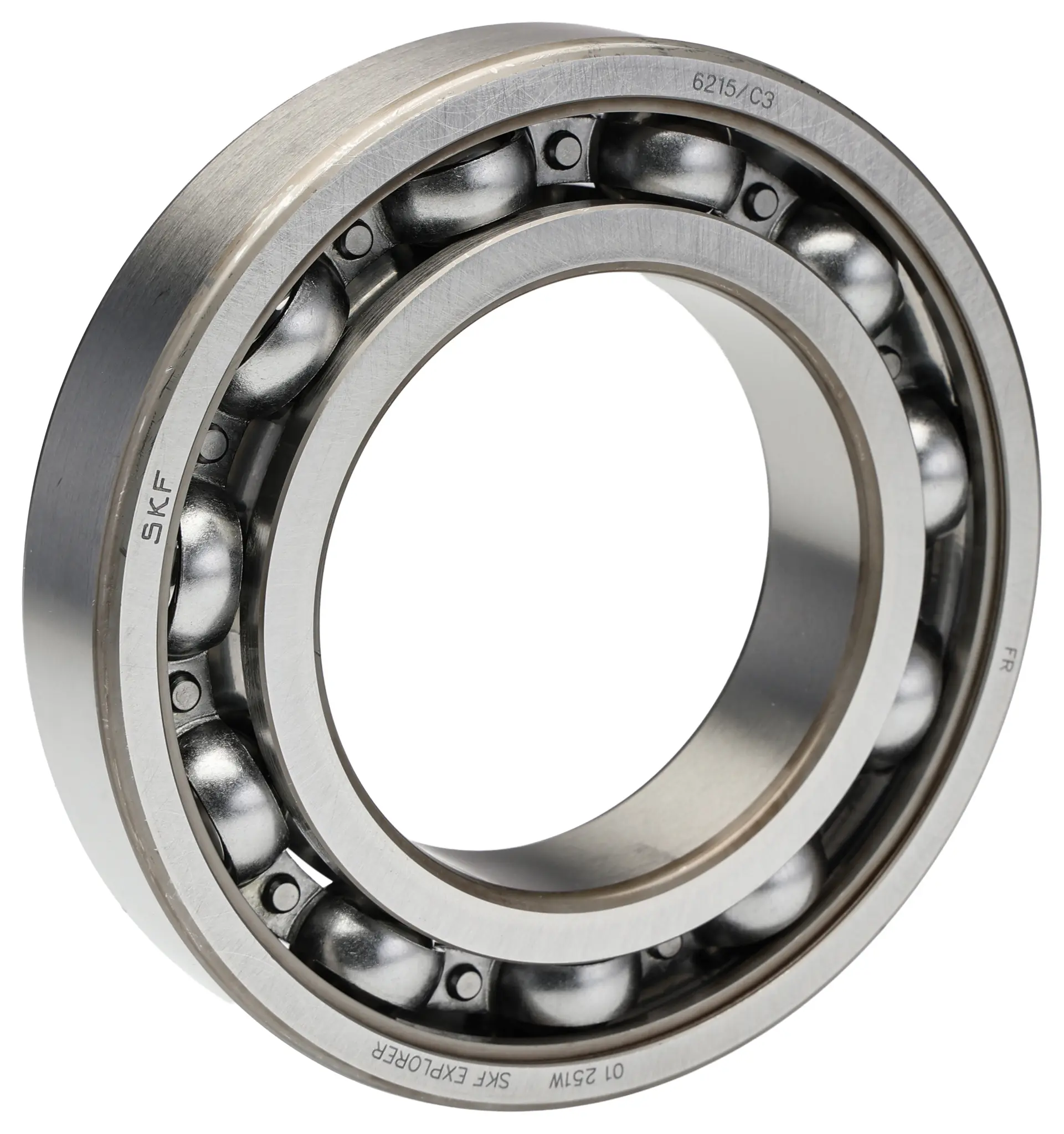 Produktfoto 1 von SKF 1-reihig Kugellager, Innen-Ø 75 mm / Außen-Ø 130 mm Außen-ø , Breite 25 mm