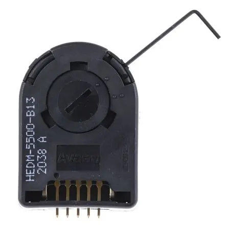 Produktfoto 1 von Broadcom Optischer Encoder, 500 Impulse/Umdrehung Imulse/U 5V dc, mit 0.25 Zoll Hohlschaft, Kabel, Oberfläche