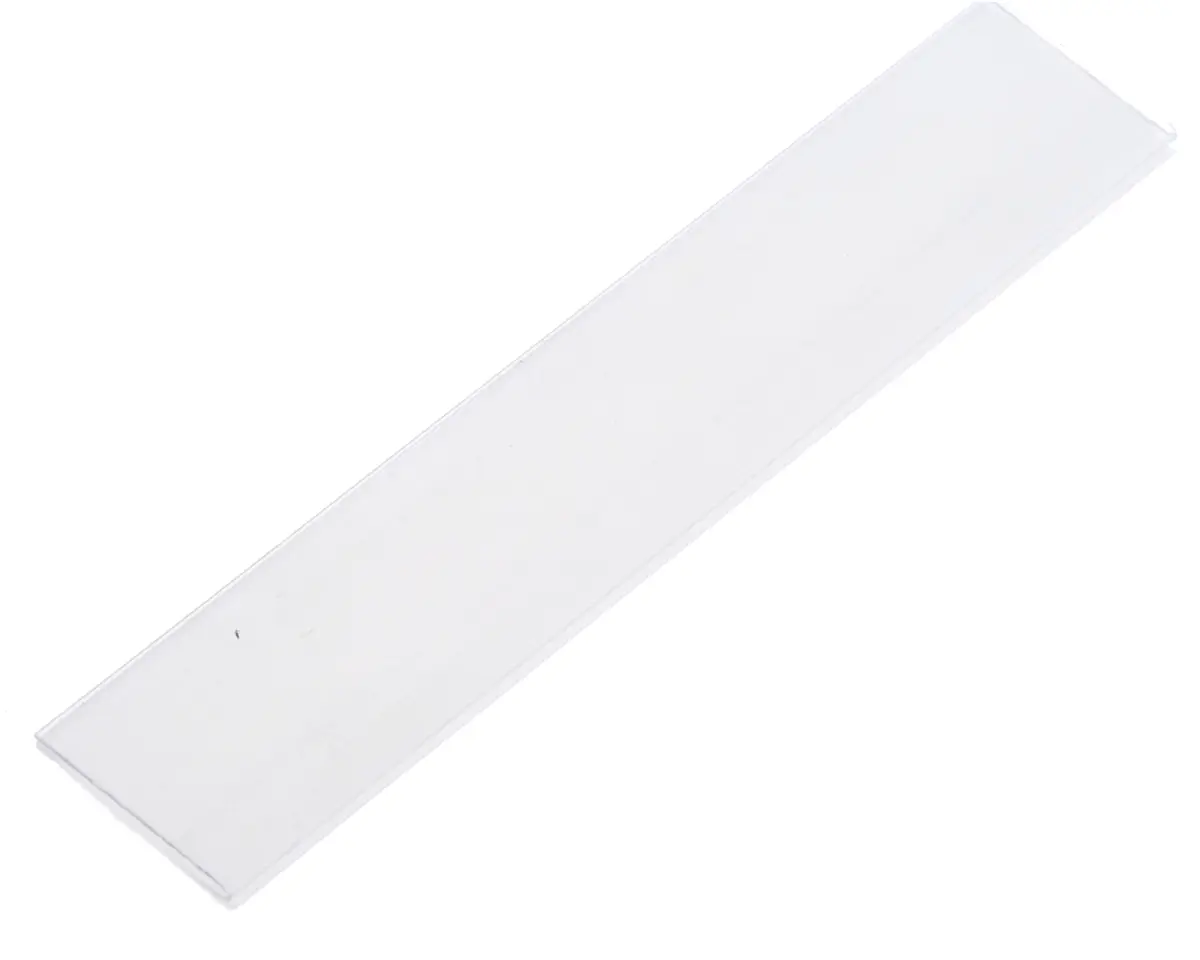 Raaco Lackierter Stahl Schubladen-Etiketten Weiß, 10 mm x 52 mm x 1 mm