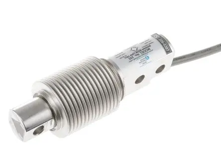 Produktfoto 1 von Tedea Huntleigh Model 355 Flach Quetschanschluss Kraftmessdose 5 kg aus Edelstahl 100 kg, Draht