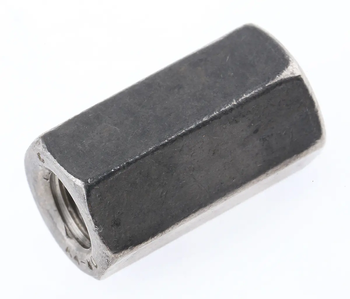 Produktfoto 1 von RS PRO Edelstahl Kupplungsmutter, M6 x 18 mm glatt