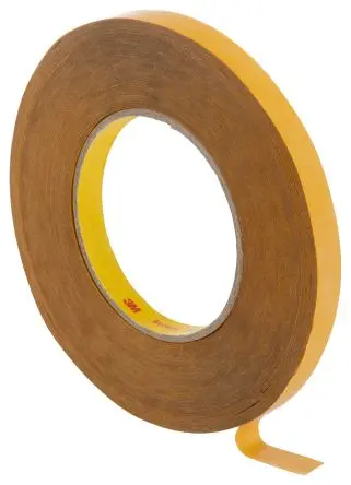 Produktfoto 1 von 3M 465 Klebeband, Klar, -40 °C bis 121 °C, Stärke 0.09 mm Aluminiumfolie, 12mm x 55 m