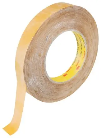 Produktfoto 1 von 3M 465 Klebeband, Klar, -40 °C bis 121 °C, Stärke 0.09 mm Aluminiumfolie, 19mm x 55 m