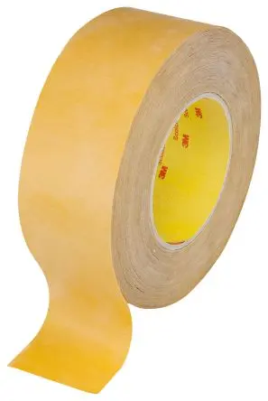 Produktfoto 1 von 3M 465 Klebeband, Klar, -40 °C bis 121 °C, Stärke 0.09 mm Aluminiumfolie, 50mm x 55 m