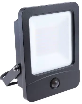 Produktfoto 1 von PowerLED Flex-PIR Flutlicht 2835 50 W Weiß, 265V ac / 5000 lm Bewegungsmelder inkludiert, IP65