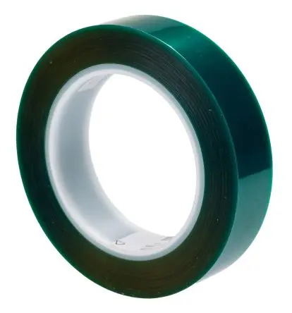 Produktfoto 1 von 3M 8992 3MTM Polyester Tape 8992/8992L Polyester Abdeckband Grün, Stärke 0.082 mm Silikon-Kleber 25mm x 66 m