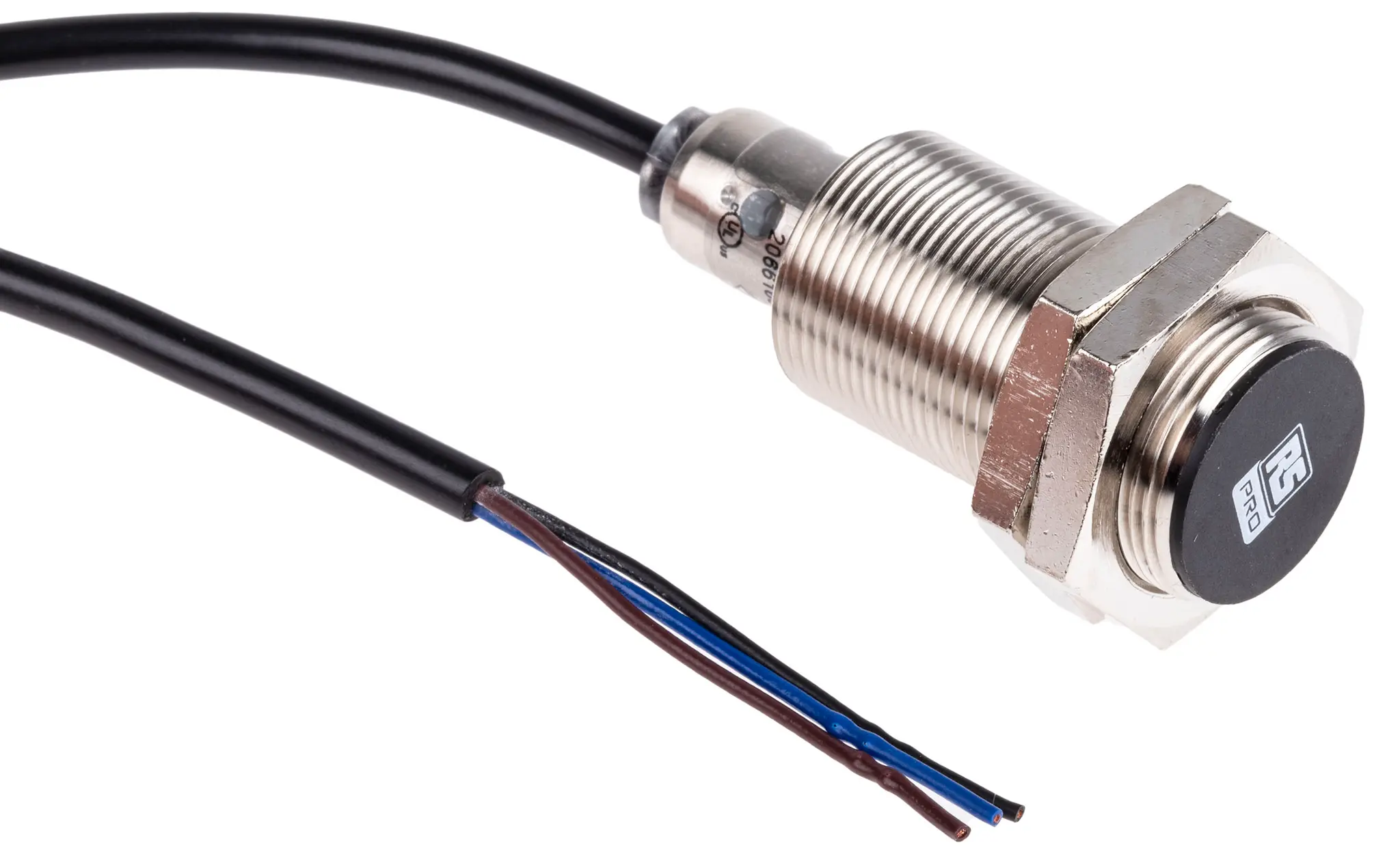 Produktfoto 1 von RS PRO M18 Näherungssensor Induktiv, Gewinderohr 8 mm PNP 10 → 30 V dc / 200 mA NO, IP67