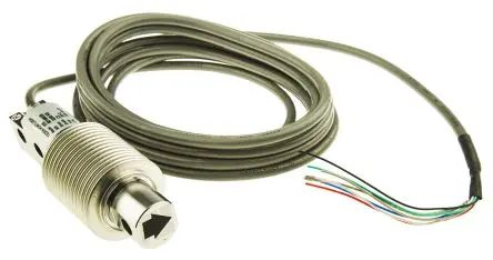 Produktfoto 1 von Tedea Huntleigh Model 355 Flach Quetschanschluss Kraftmessdose 5 kg aus Edelstahl 250 kg, 350Ω, Draht