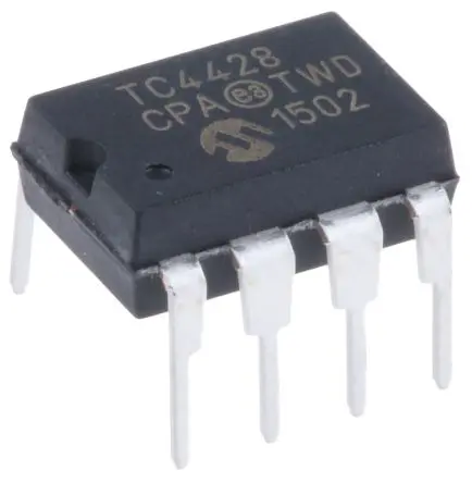 Produktfoto 1 von Microchip MOSFET MOSFET 1.5 A 2 8-Pin PDIP 22 V 19 ns