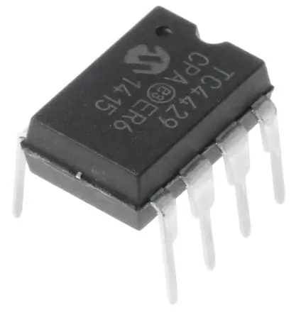 Produktfoto 1 von Microchip MOSFET MOSFET 6 A 1 8-Pin PDIP 20 V 25 ns
