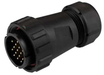 Produktfoto 1 von RS PRO SP29 38.8 mm Rundsteckverbinder Stecker 17-polig Stecker 10A Kabel IP68