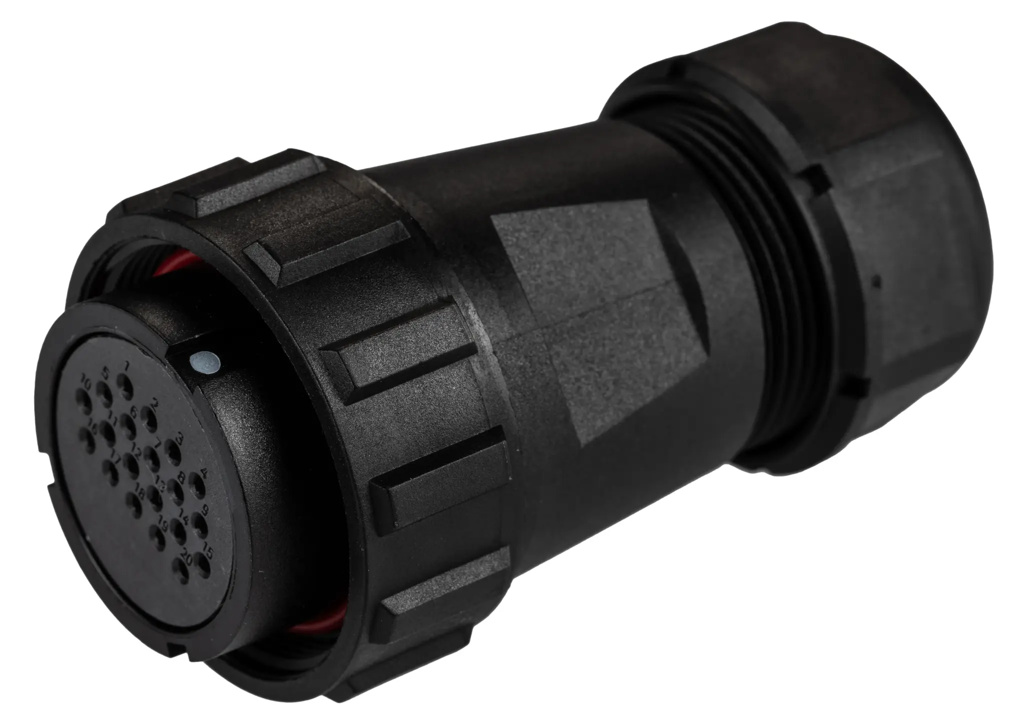 Produktfoto 1 von RS PRO SP29 38.8 mm Rundsteckverbinder Stecker 20-polig Buchse 5A Kabel IP68