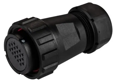 Produktfoto 1 von RS PRO SP29 38.8 mm Rundsteckverbinder Stecker 20-polig Buchse 5A Kabel IP68