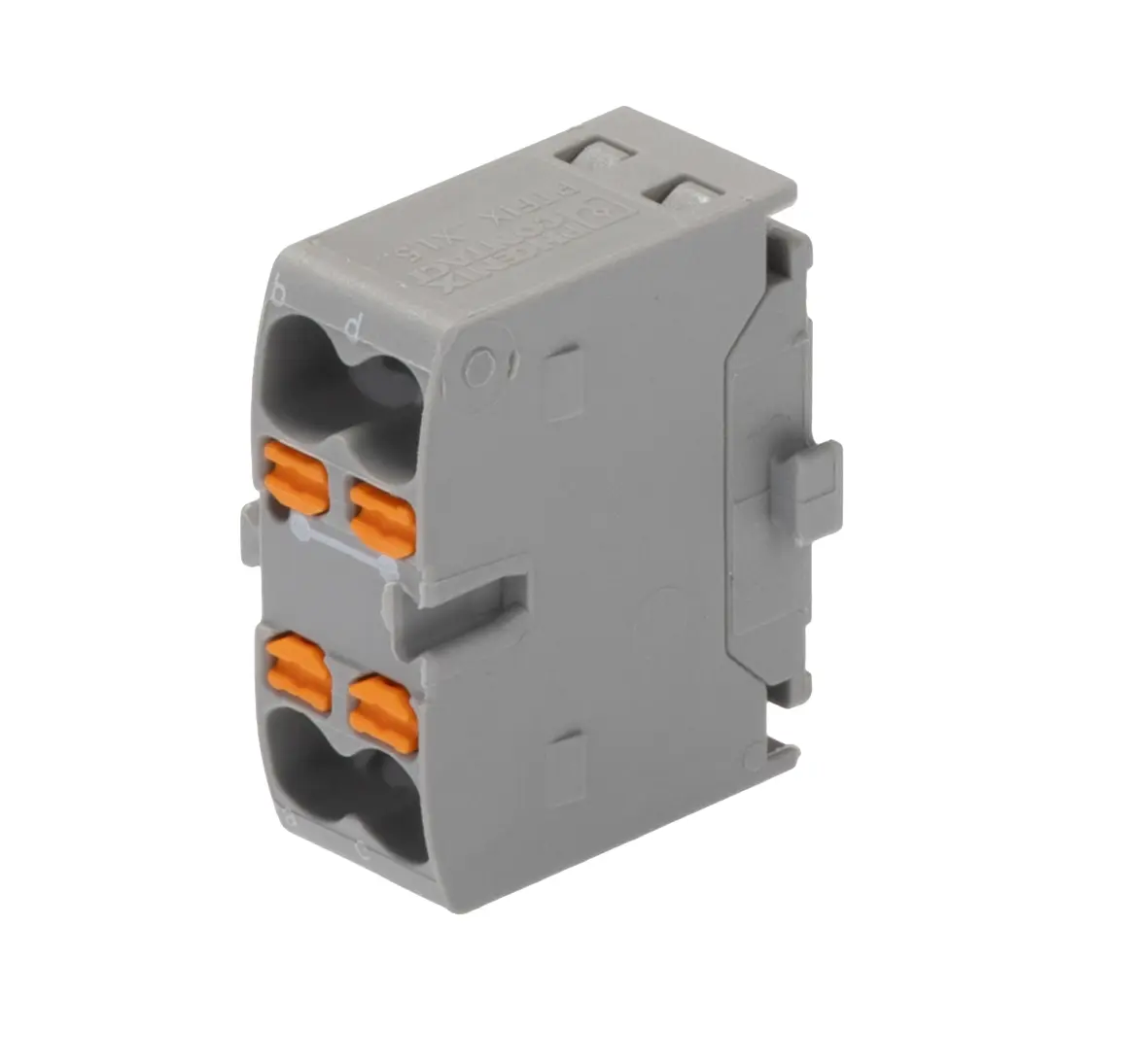 Produktfoto 1 von Phoenix Contact Verteilerblock 4-polig / 450 V 17.5A, Polyamid Grau, IP20