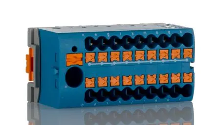 Produktfoto 1 von Phoenix Contact PTFIX Verteilerblock 24A Blau 19-polig