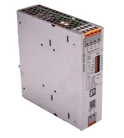 Produktfoto 1 von Phoenix Contact QUINT4-PS/24DC/24DC/5/PT DC/DC Konverter, 24V dc OUT 5 A DIN-Hutschiene 24V dc 4 kV 10 W -25 °C 70 °C