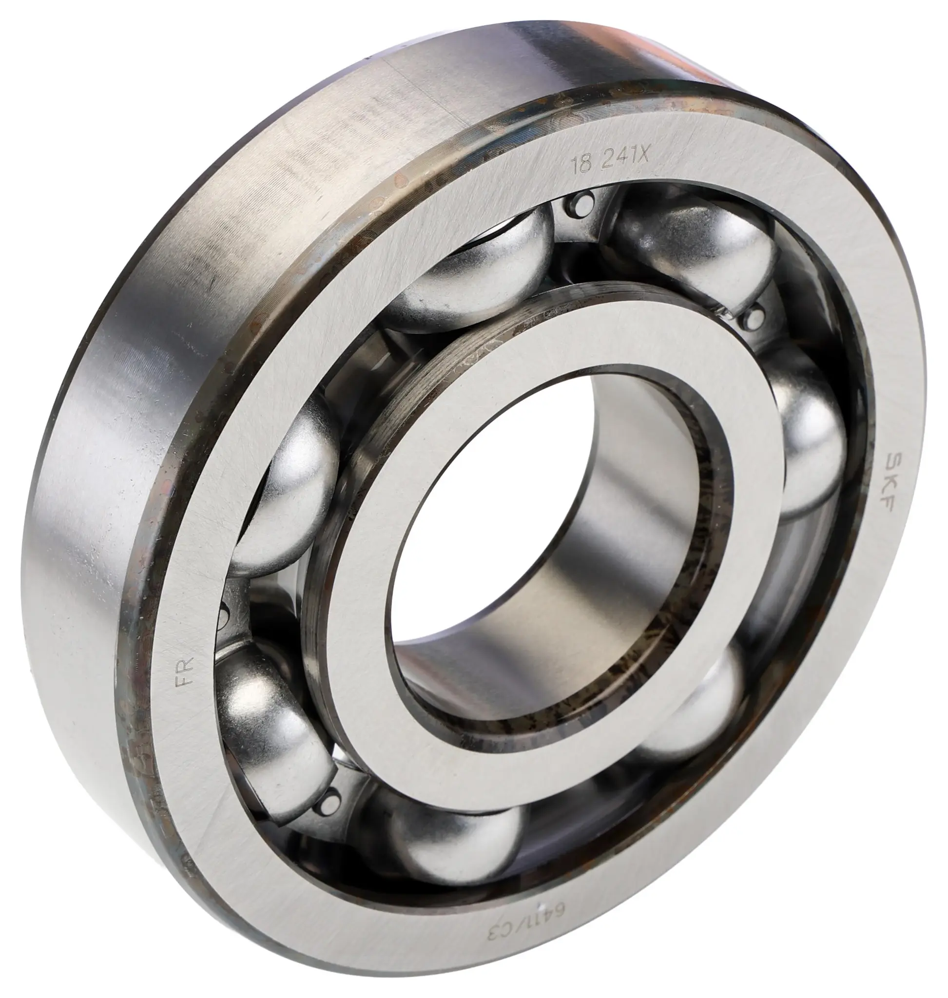 Produktfoto 1 von SKF 1-reihig Kugellager, Innen-Ø 55 mm / Außen-Ø 140 mm Außen-ø , Breite 33 mm