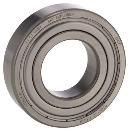 Produktfoto 1 von SKF 1-reihig Kugellager, Innen-Ø 30 mm / Außen-Ø 62 mm Außen-ø , Breite 16 mm