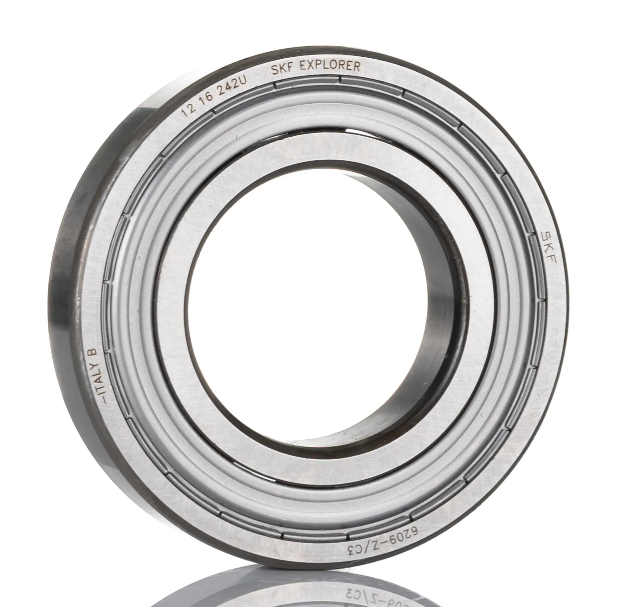 Produktfoto 1 von SKF 1-reihig Kugellager glatt, Innen-Ø 45 mm / Außen-Ø 85 mm Außen-ø , Breite 19 mm 85 mm