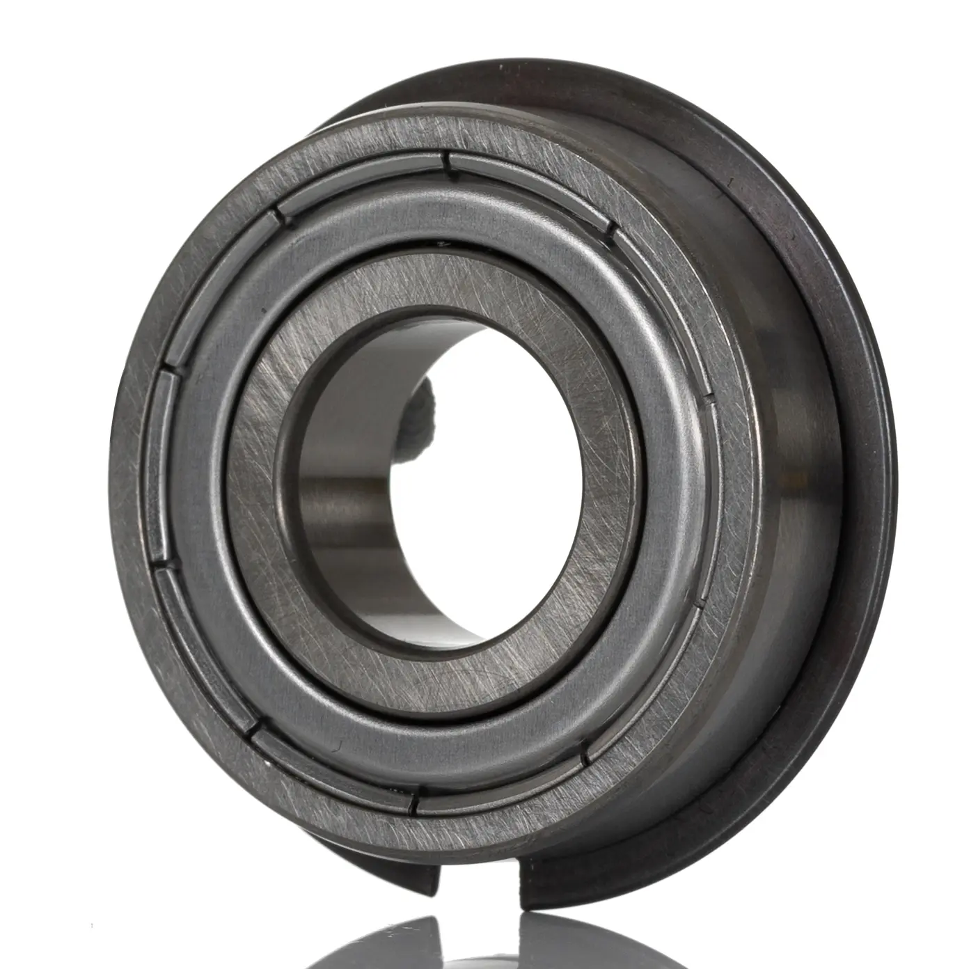 Produktfoto 1 von SKF 1-reihig Kugellager mit Flansch, Innen-Ø 15 mm / Außen-Ø 35 mm Außen-ø , Breite 11 mm 39.7 mm