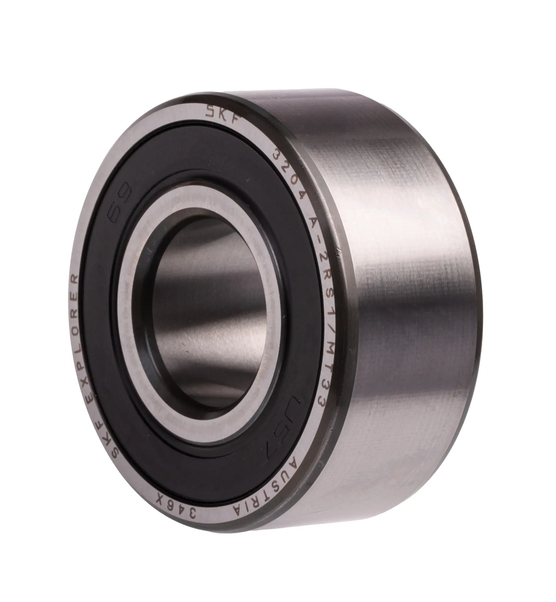 Produktfoto 1 von SKF Schrägkugellager 2-reihig, Innen-Ø 20 mm / Außen-Ø 47 mm Außen-ø , Breite 20.6 mm