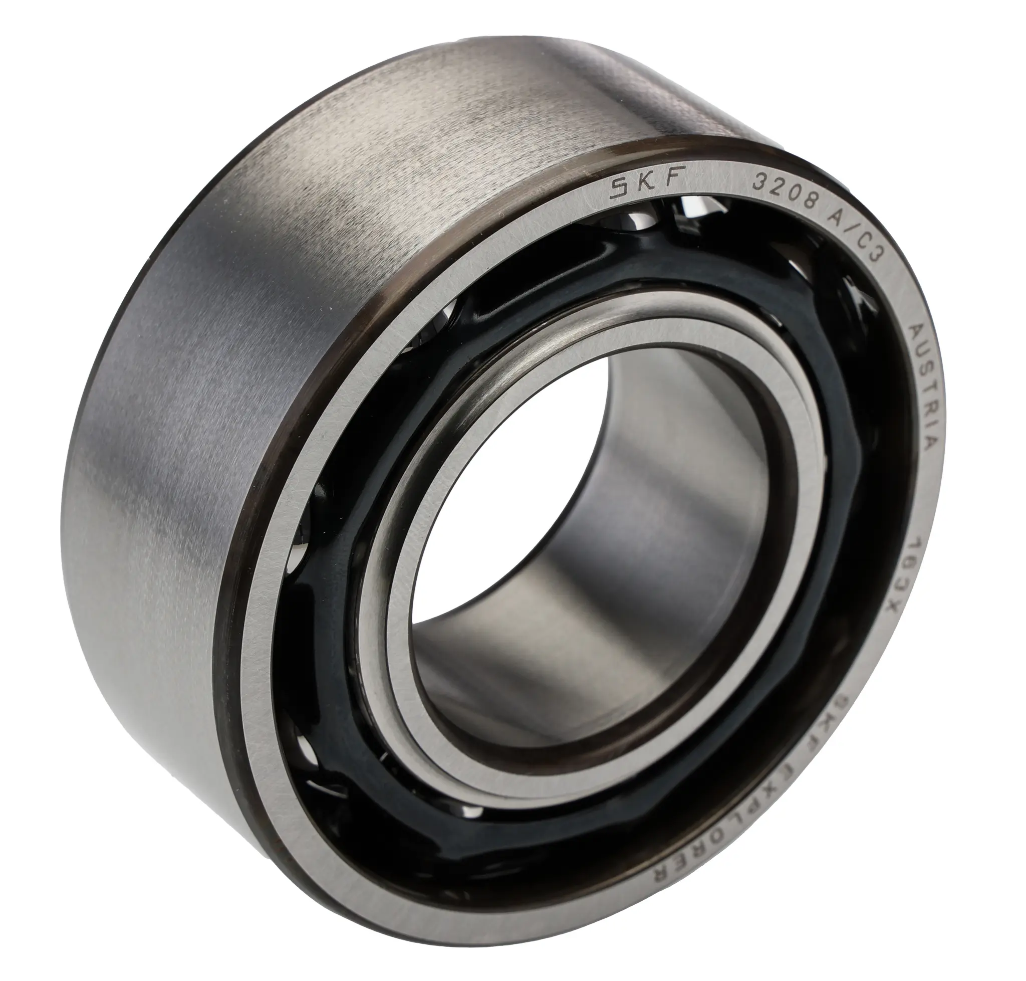 Produktfoto 1 von SKF Schrägkugellager 2-reihig, Innen-Ø 40 mm / Außen-Ø 80 mm Außen-ø , Breite 30.2 mm