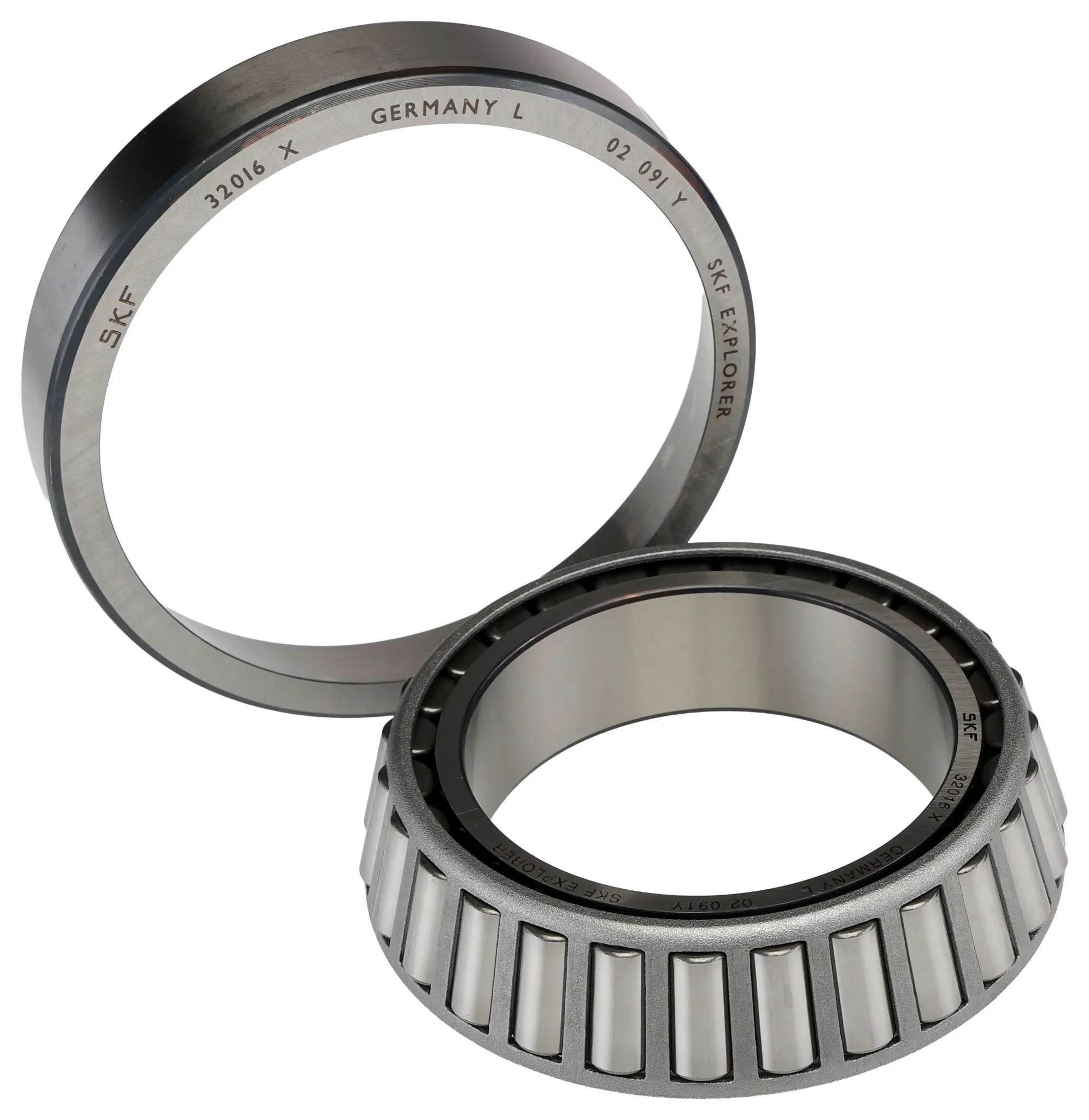 Produktfoto 1 von SKF Rollenlager Konus 1-reihig 168 KN 22 mm / Außen-Ø 125 mm Außen-ø  216 kN 29 mm Abgeschirmt 5000rpm, Innen-Ø 80 mm