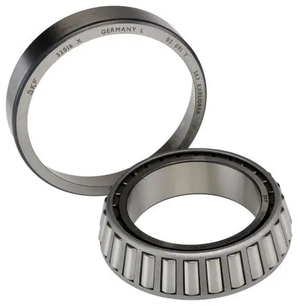 Produktfoto 1 von SKF Rollenlager Konus 1-reihig 168 kN 22 mm / Außen-Ø 125 mm Außen-ø 216 kN 29 mm Abgeschirmt 5000U/min, Innen-Ø 80 mm