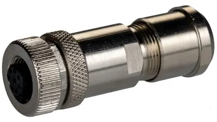 Produktfoto 1 von RS PRO CNF12 21 mm M12 Rundsteckverbinder Buchse 8-polig Buchse 3A Kabel IP67