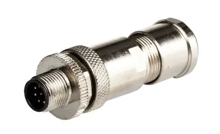 Produktfoto 1 von RS PRO CNM12 21 mm M12 Rundsteckverbinder Stecker 8-polig Stecker 2A Kabel IP67