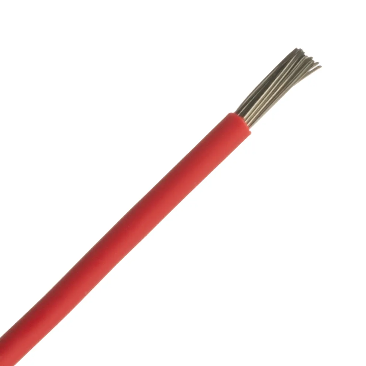 Produktfoto 1 von RS PRO Einzeladerleitung 0,81 mm², 18 AWG 305m Rot MPPE isoliert 16/0.25 mm Litzen