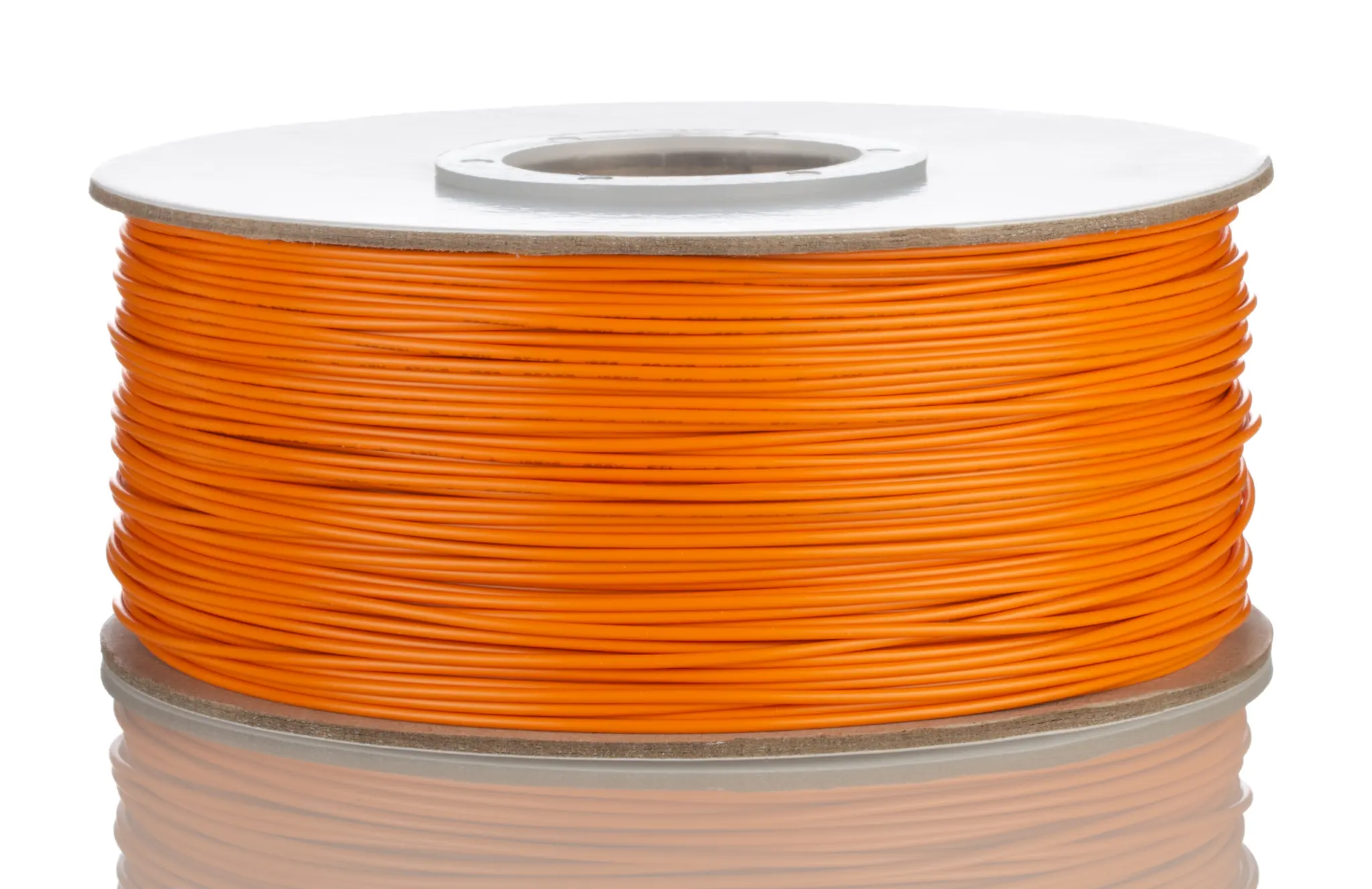 Produktfoto 1 von RS PRO Einzeladerleitung 0,51 mm², 20 AWG 305m Orange PVC isoliert 10/0.25mm Litzen