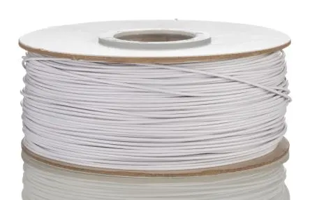 Produktfoto 1 von RS PRO 1569 Schaltdraht 0.51 mm², 20 AWG 305 m Weiß Ø 1.75 mm 10 Litzen Polyvinylchlorid
