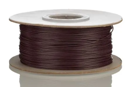 Produktfoto 1 von RS PRO 1569 Schaltdraht 0.52 mm², 24 AWG 305 m Braun Ø 1.75 mm 7 Litzen Polyvinylchlorid