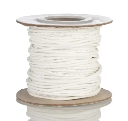 Produktfoto 1 von RS PRO 3239 Schaltdraht 0.34 mm², 22 AWG 30.5 m Weiß Ø 3.05 mm 7 Litzen Modifizierter Polyphenylen-Ether