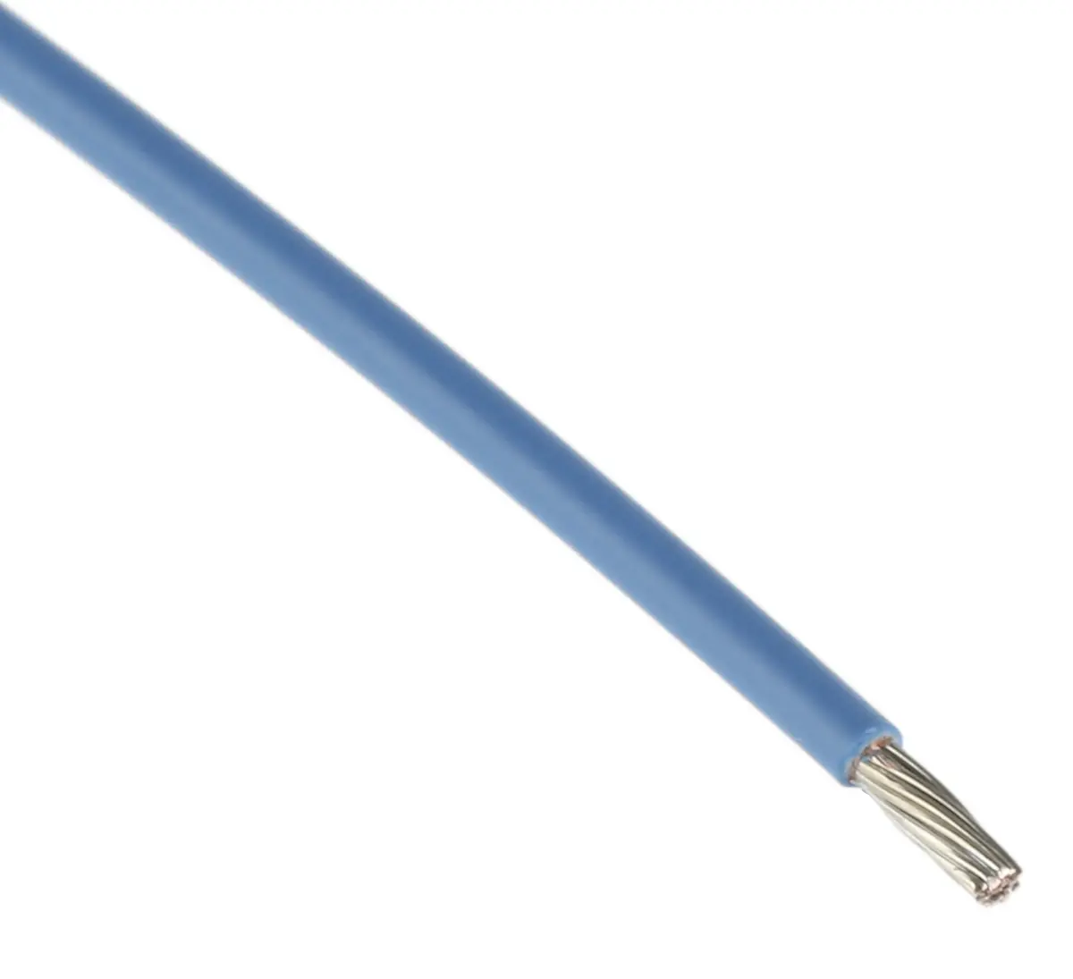 Produktfoto 1 von TE Connectivity Einzeladerleitung 0.5 mm², 20 AWG 100m Blau Polyolefin isoliert Ø 1.31mm 19/0,19 mm Litzen