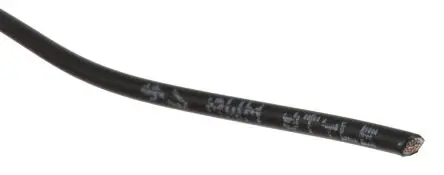 Produktfoto 1 von TE Connectivity FlexLite Schaltdraht, 17 AWG 100 m Schwarz Ø 1.7 mm 19 Litzen Polyolefin