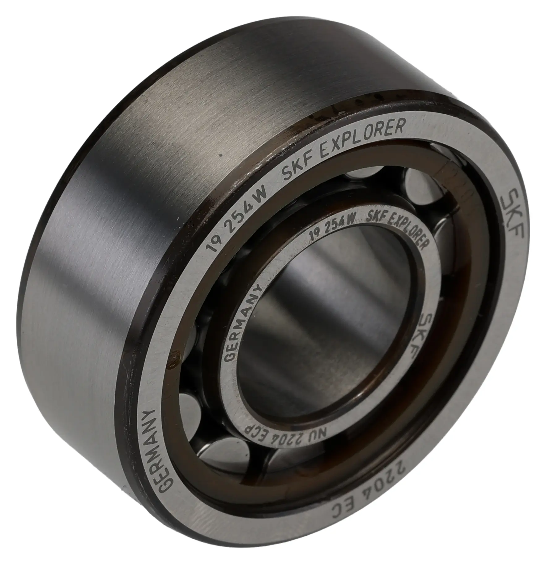Produktfoto 1 von SKF Rollenlager 1-reihig / Außen-Ø 47 mm Außen-ø  27.5 kN Abgeschirmt 19000rpm 34.5 kN NU 2204 ECP, Innen-Ø 20 mm,