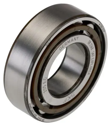 Produktfoto 1 von SKF Rollenlager 1-reihig / Außen-Ø 52 mm Außen-ø 27 kN Abgeschirmt 16000U/min 32.5 kN N 205 ECP, Innen-Ø 25 mm, Breite