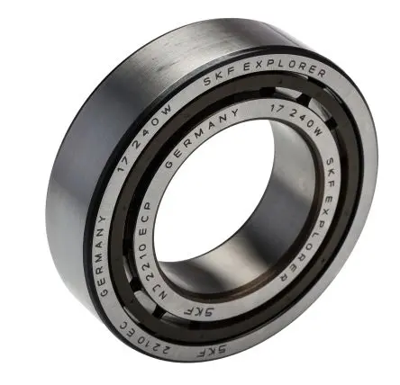 Produktfoto 1 von SKF Rollenlager 1-reihig / Außen-Ø 90 mm Außen-ø 88 kN 9000U/min 90 kN NJ 2210 ECP, Innen-Ø 50 mm, Breite 23 mm