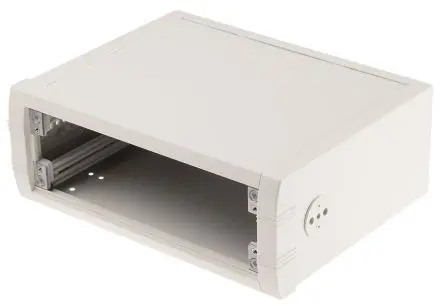 Produktfoto 1 von METCASE Mettec Aluminium Pultgehäuse, Weiß, 230 mm 85 mm, 180 mm