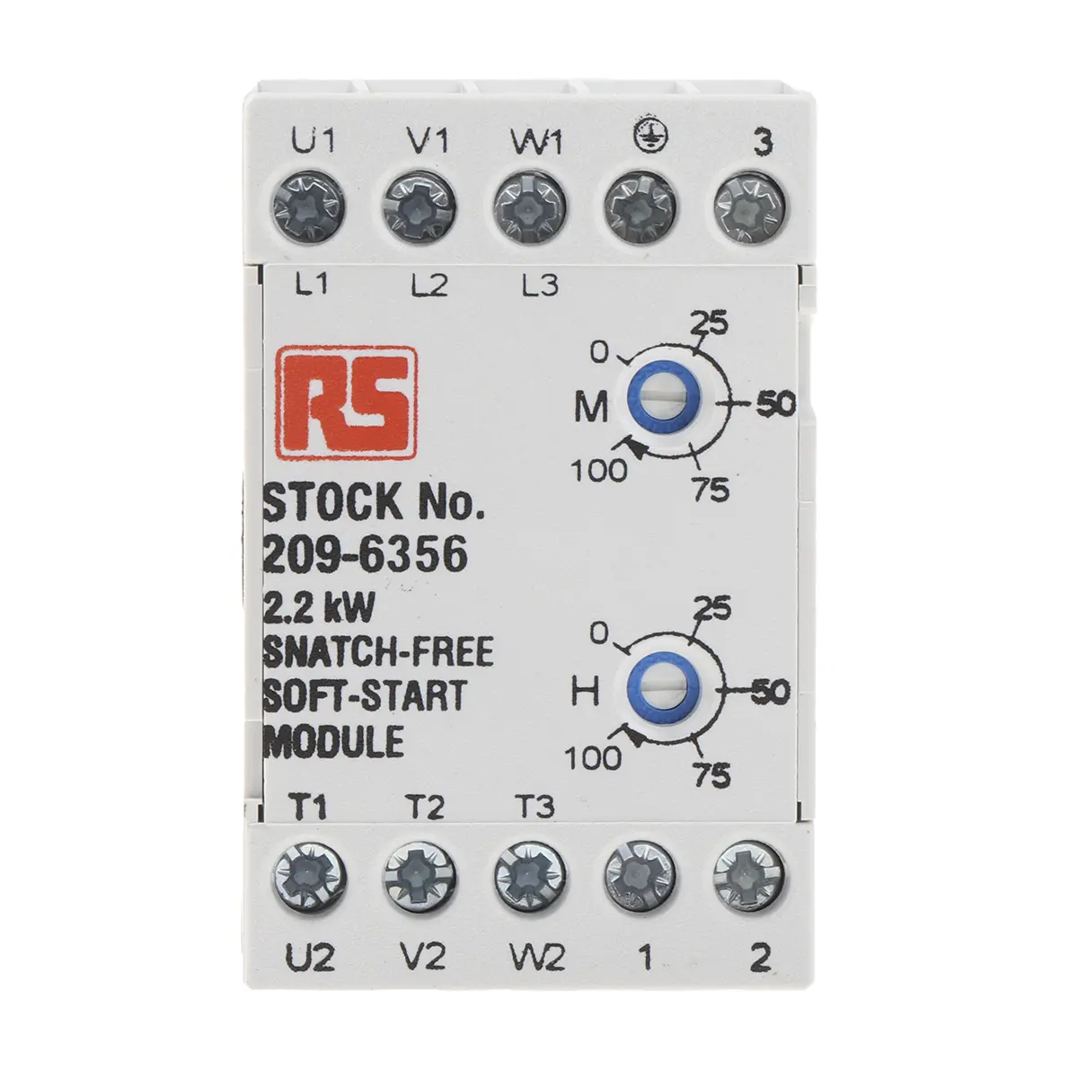 Produktfoto 1 von RS PRO Sanftstarter 3-phasig 2,2 kW, 400 V ac / 5,5 A