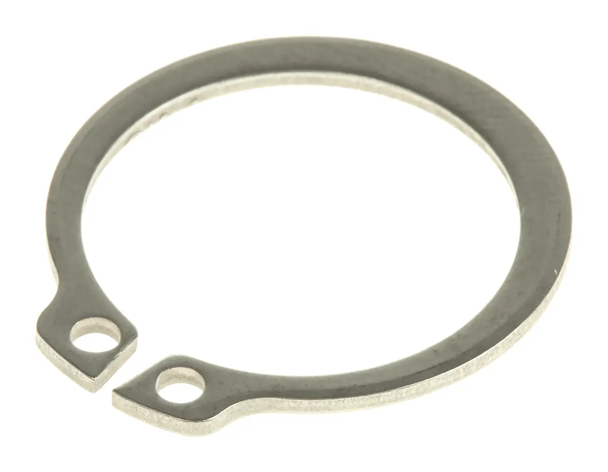Produktfoto 1 von RS PRO Sicherungsringe Außen- für Wellen-Ø 22 mm 21 mm 1.2 mm 30.8 mm Außen-ø  Edelstahl