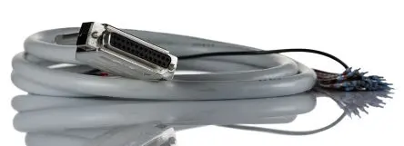 Produktfoto 1 von Phoenix Contact Shielded Kabel / D-Sub, 25-polig Buchse / Nicht abgeschlossen, 2 m Polyvinylchlorid, Grau, cULus
