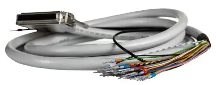 Produktfoto 1 von Phoenix Contact Kabel / D-Sub, 37-polig Buchse / Nicht abgeschlossen, 2 m Polyvinylchlorid, Grau, CSA