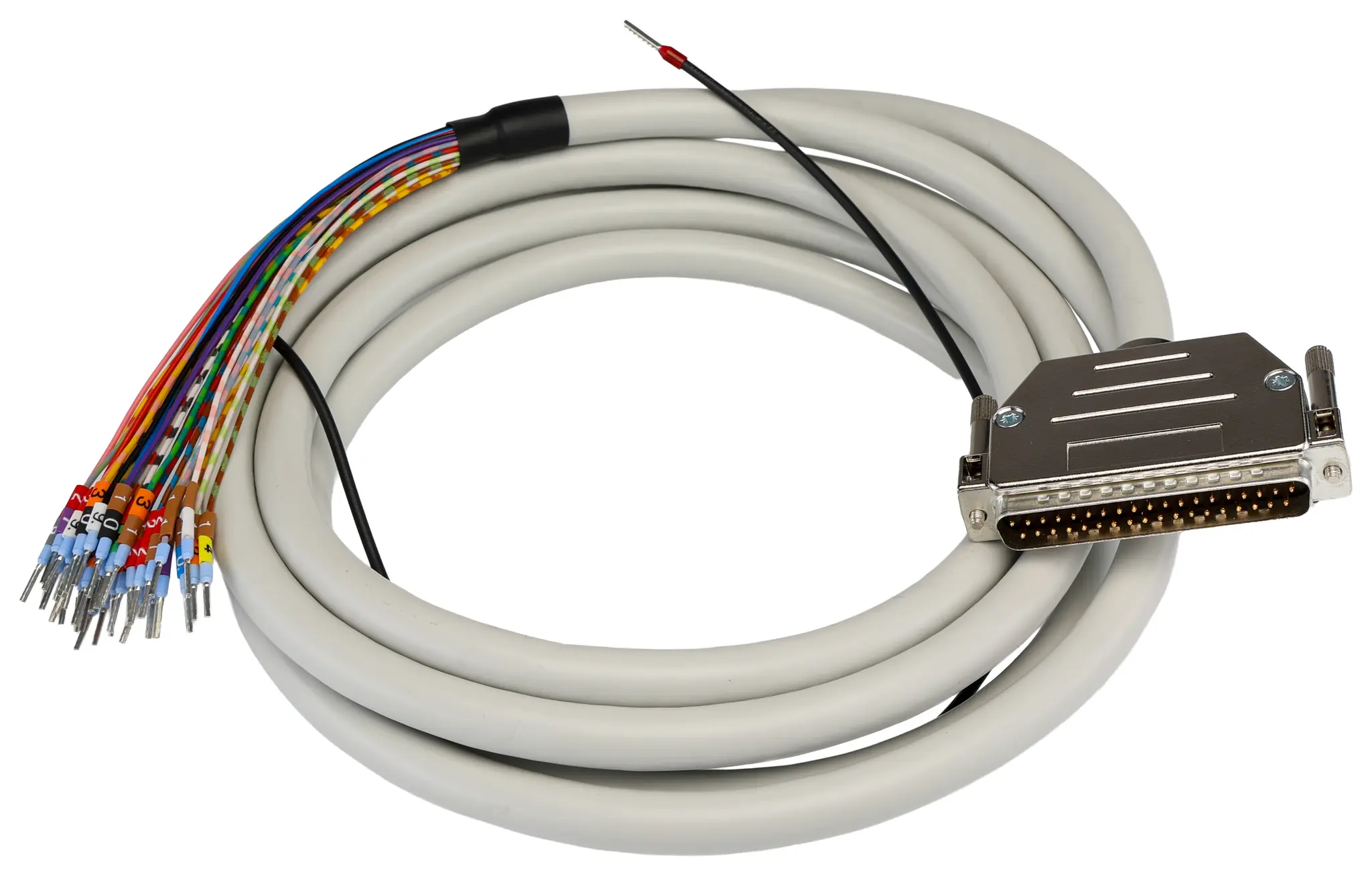 Produktfoto 1 von Phoenix Contact 25/S, CABLE-D-37SUB/M/OE/0 Kabel / DB37 Stecker / Nicht abgeschlossen, 3 m Halbsteifes Polyvinylchlorid,