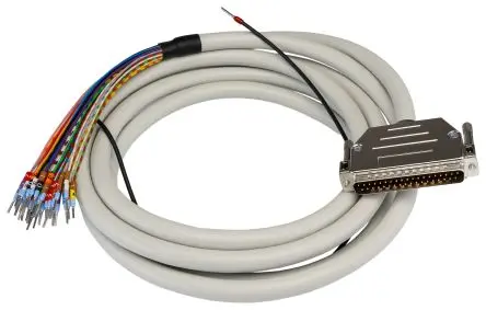 Produktfoto 1 von Phoenix Contact 25/S, CABLE-D-37SUB/M/OE/0 Kabel / D-Sub, 37-polig Stecker / Nicht abgeschlossen, 3 m Halbsteifes