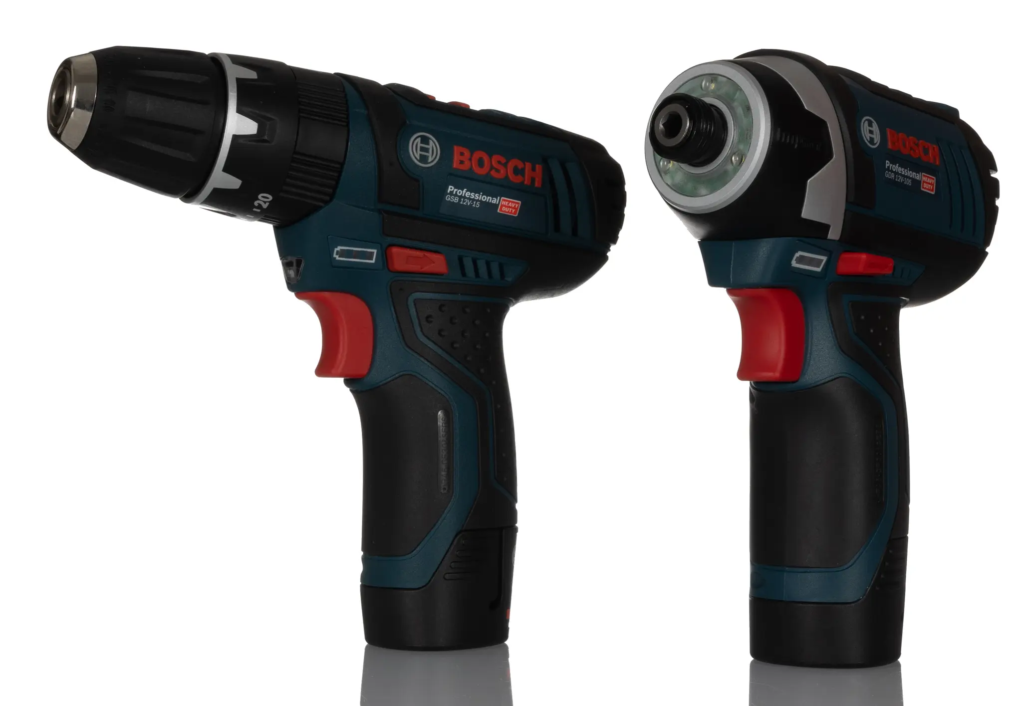 Bosch Schnurlos 12 V Akku Werkzeugsatz, 1 x 12-V-Kombi-Bohrmaschine, 1 x 12-V-Schlagschrauber, 2 x 12-V-2,0-Ah-Akkus, 1