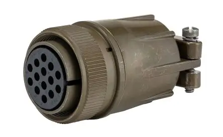 Produktfoto 1 von Amphenol Industrial, MS-E Kupferlegierung MIL-Spec Rundsteckverbinder Gerade, 14-polig, 700V, Kabel, Gehäuse 20 Stecker,